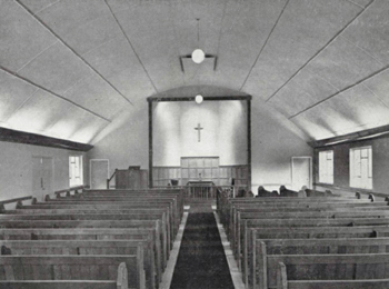 Interior of the 1959 chapel [MB759]